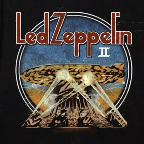 Led Zeppelin LZII Searchlights Rock Band Music Fan Gift Graphic T Shirt 159 - Picture 2 of 5
